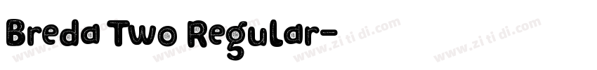 Breda Two Regular字体转换